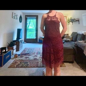 Free people, purple Lacey dress